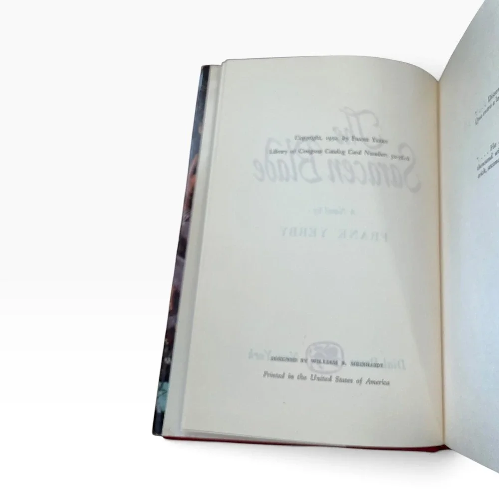 The Saracen Blade by Frank Yerby 1952 Hardcover with Dust Jacket Historical